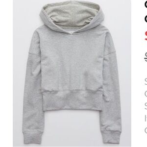 OFFLINE OTT CROPPED FLEECE HOODIE